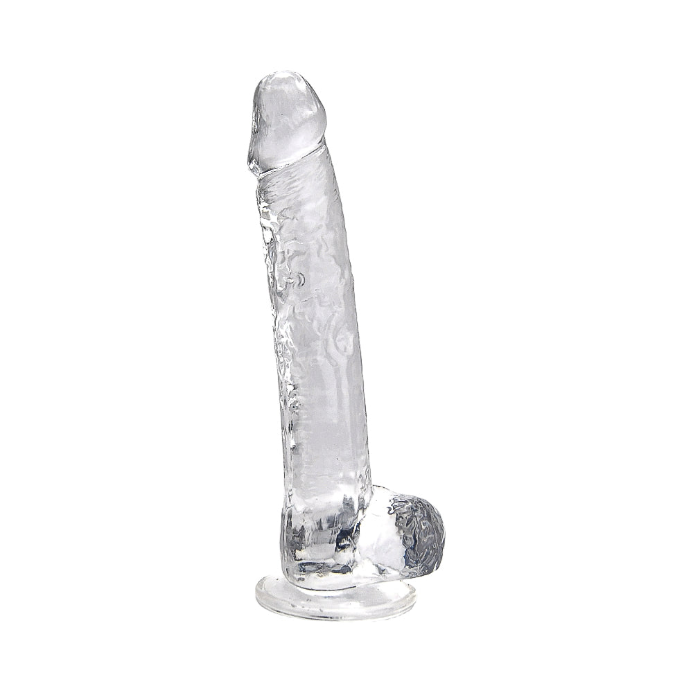 loving-joy-11-inch-dildo-with-balls-clear