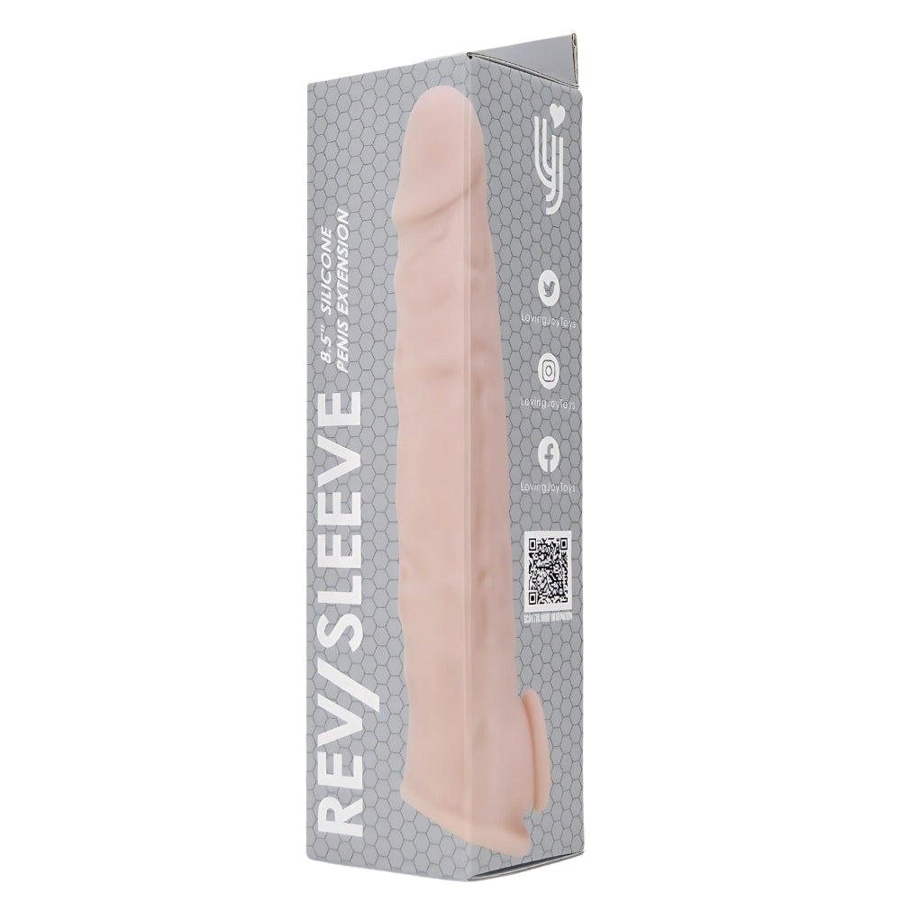 rev-sleeves-8-5-inch-realistic-silicone-penis-extension-sleeve