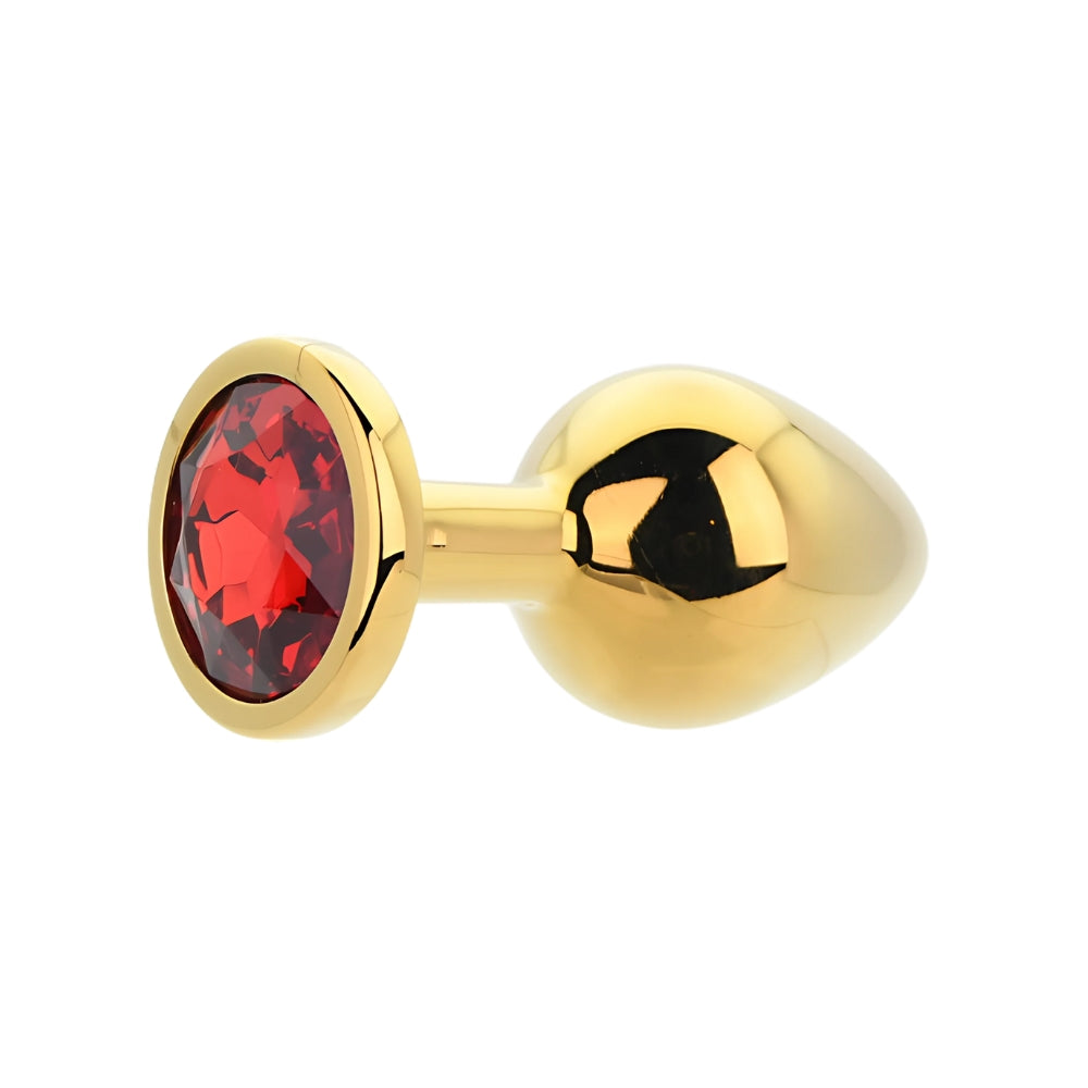 toosh-gold-metal-butt-plug-medium-red-stone