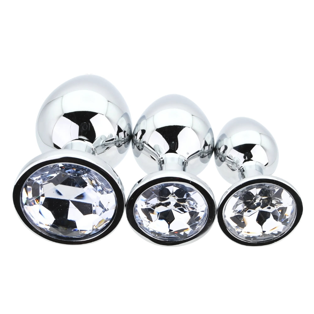 toosh-metal-butt-plug-silver-set-of-3-clear-stone