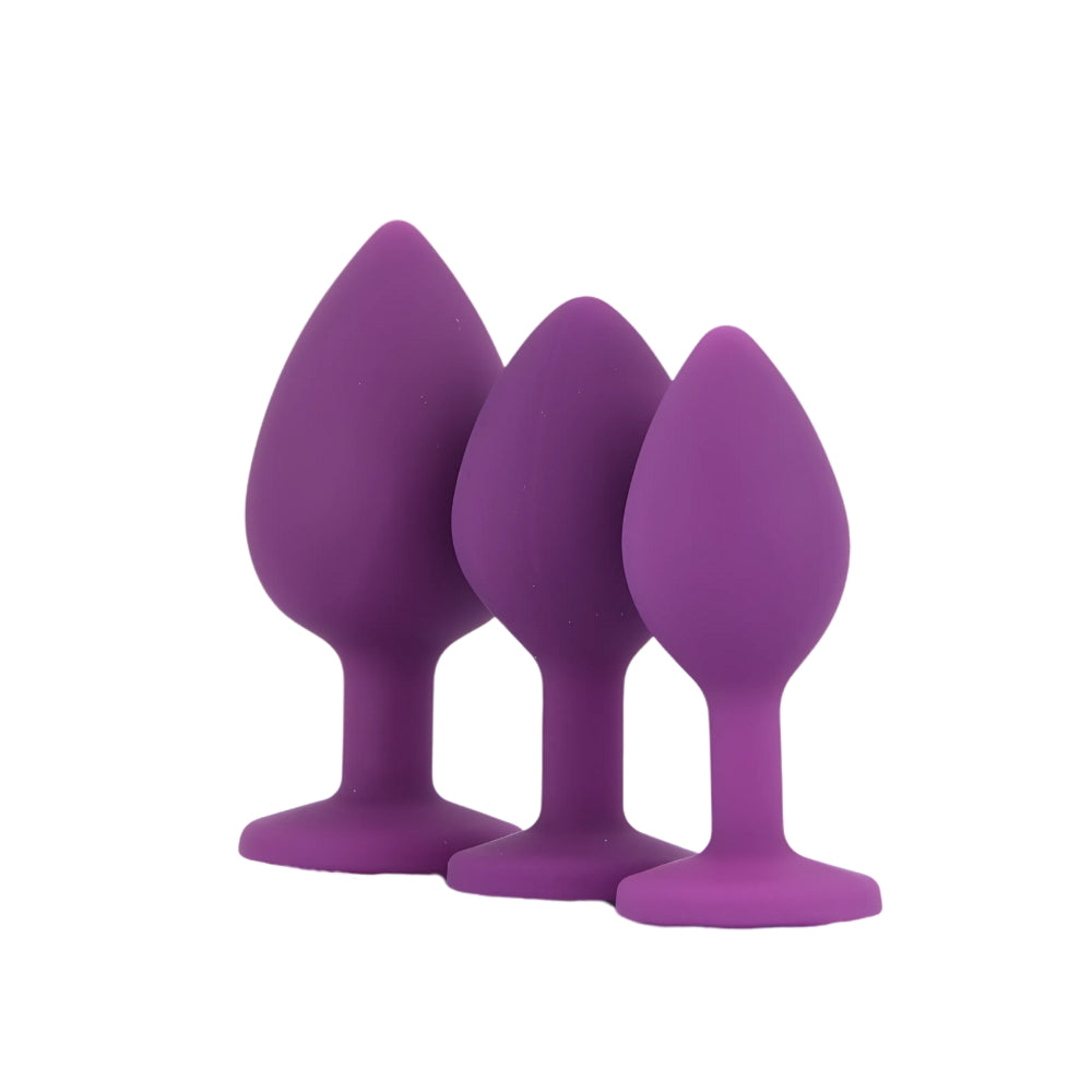 toosh-silicone-butt-plug-purple-set-of-3-clear-stone