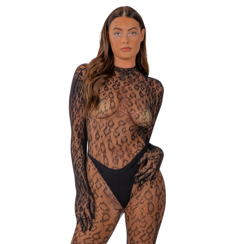 lace-by-lj-open-back-gloved-leopard-print-catsuit-black