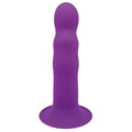 dual-density-cushioned-core-vibrating-suction-cup-ribbed-silicone-dildo-7-inch