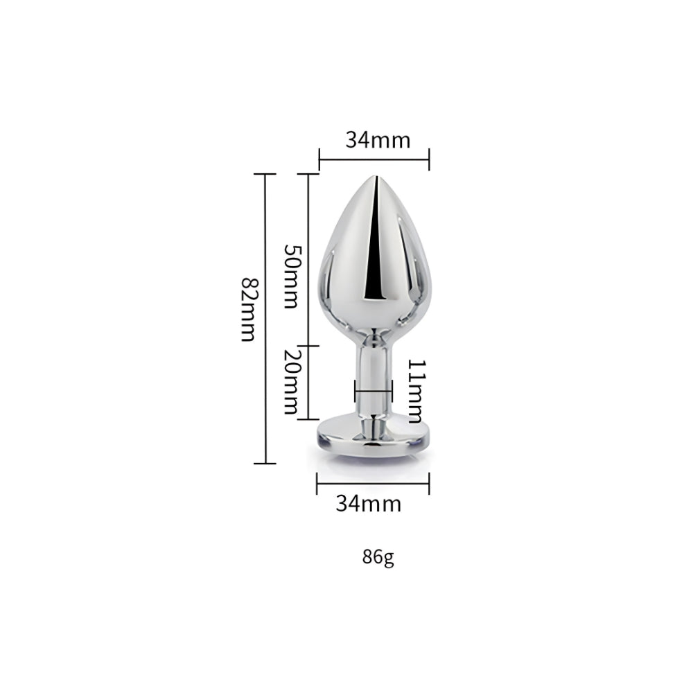 toosh-silver-metal-butt-plug-medium-clear-stone
